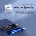 PowerCube 3 Pro طقم شاحن حائط 18 واط