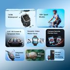 Watch Nova V 2.01" HD Video Watch Faces Smart Watch