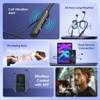 Necklace Lite Call Vibration Wireless Headphones