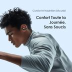 OpenSnap N Écouteurs Sans Fil Véritables à Conduction Ouverte