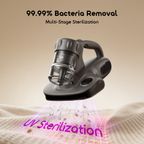 CozyClean Aspirateur de Matelas Anti‑Acariens 12 kPa avec Capteur Intelligent