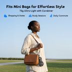 AirGo 75g Lightweight LED Handheld Fan