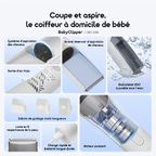 BabyClipper Large Hair Vacuum Chamber Baby Hair Clipper