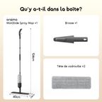 MistGlide Balai à franges Instant Mist 360°