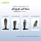 SmartVacuum مكنسة كهربائية بسلك طوله 5 أمتار، بشفط قوي عالي السرعة بقوة 500 واط