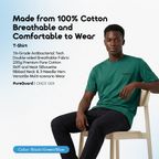 PureGuard 100% Cotton Antibacterial Breathable T-Shirt
