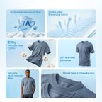 PureGuard 100% Cotton Antibacterial Breathable T-Shirt