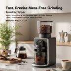 BeanGrind Pro Precision Smart Control Conical Burr Grinder