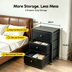 NoirDresser Pro Compact Versatile Storage Dresser