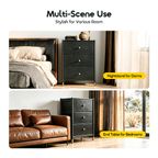 NoirDresser Pro Compact Versatile Storage Dresser