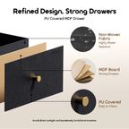 NoirDresser Pro Compact Versatile Storage Dresser