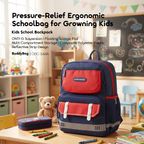 BuddyBag Pressure-Relief Ergonomic Kids School Backpack