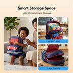 BuddyBag Pressure-Relief Ergonomic Kids School Backpack