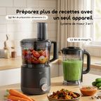 VoltBlend 3-in-1 11.1V High Power Multifunctional Blender