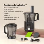 VoltBlend 3-in-1 11.1V High Power Multifunctional Blender