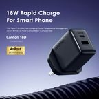 Cannon 18D 18W Wall Charger Kit
