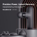 NovaShot Air Pistolet de massage 4 têtes soulagement ciblé