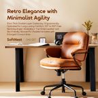 SoftNest Chaise de bureau à double coussin