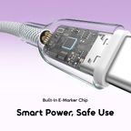 BraidLine 100W Type-C-to Type-C Tear-Resistant Durability Data Cable