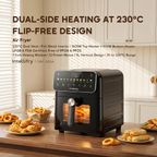 Intellifry 9L 230°C Dual Side Flip Free Air Fryer
