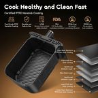 Intellifry 9L 230°C Dual Side Flip Free Air Fryer