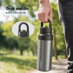 QuickSnap 550 Portable Leakproof 550mL Insulated Water Bottle