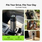 QuickSnap 550 Portable Leakproof 550mL Insulated Water Bottle