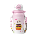 Dual Therm 750ML Large Capacity Leak-Resistant Insulated Water Bottle for Babies and Toddlers