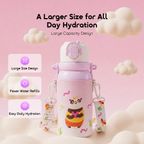 Dual Therm 750ML Large Capacity Leak-Resistant Insulated Water Bottle for Babies and Toddlers