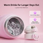 Dual Therm 750ML Large Capacity Leak-Resistant Insulated Water Bottle for Babies and Toddlers