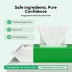 Snuggy 100% Pure Bamboo Cloud Soft Feel Bamboo Baby Wipes