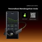 OpenCirclet 2 Headphone Tanpa Penutup Telinga dengan Pelacakan Langkah IPX5