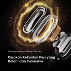 OpenCirclet 2 Headphone Tanpa Penutup Telinga dengan Pelacakan Langkah IPX5
