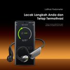 OpenCirclet 2 Headphone Tanpa Penutup Telinga dengan Pelacakan Langkah IPX5