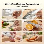 Sliceo 3-Piece Carbon Steel Kitchen Set