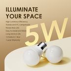 LightBulb 12pcs 5W LED Light Bulb