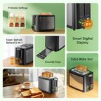 SmartToaster 950W 9-Shade 3-in-1 Toaster
