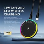 PowerDock 15W Magnetic Wireless Charging Pad
