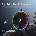 PowerDock 15W Magnetic Wireless Charging Pad