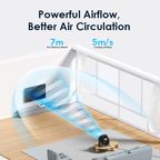 SmartTableFan Ventilateur de table puissant et rafraîchissant