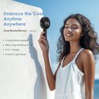 SmartHandheldfan 2 Ventilateur de table avec base lumineuse