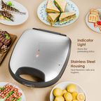 SmartSandwichMaker Plus 1200W with Detachable Cooking Plates