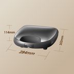 SmartSandwichMaker Plus 1200W with Detachable Cooking Plates