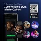 Watch 5R Pro 1.43" AMOLED 2.5D Floating Interface IP68 Smart Watch