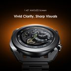 Watch Pro X 1.43'' Amoled IP68 Smart Watch with 2 Replaceable Watch Cases & Straps