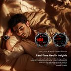 Watch GT 1.43" AMOLED 3ATM GPS Smart Watch with 2 Replaceable Straps