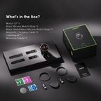 Watch GT 1.43" AMOLED 3ATM GPS Smart Watch with 2 Replaceable Straps