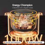 TenderPot 6L 1000W Electric Pressure Cooker