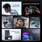 OpenSnap N Clip-On Open-Ear True Wireless Earbuds