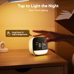 ClockPoint Plus Réveil numérique rechargeable à éclairage tactile